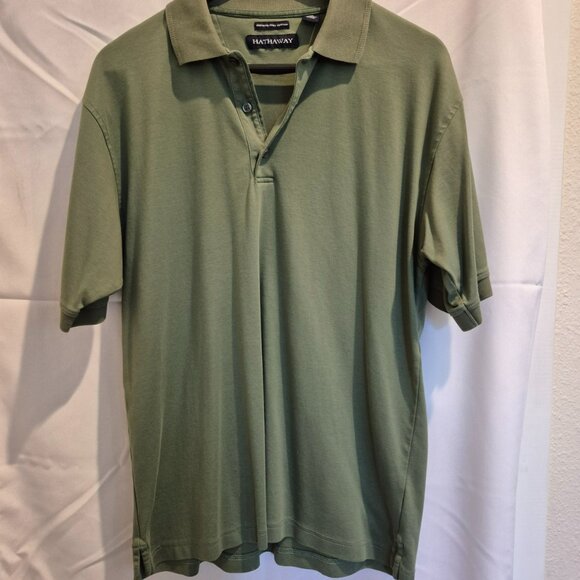 Hathaway Polo Shirt in Green - Picture 1 of 5